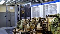 Old and new industrial equipment Old and new industrial equipment