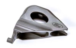 Electric parking brake bracket of the Shelby performance vehicle. Electric parking brake bracket of the Shelby performance vehicle.