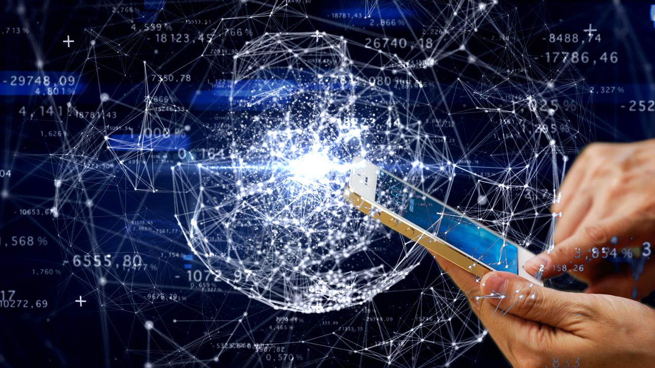 Artist's rendering of the Internet of Things