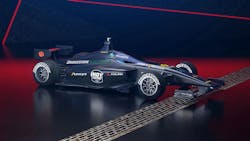 Dallara IL-15 racecar Dallara IL-15 racecar