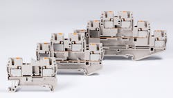 2. The Dinkle DP family of terminal blocks offers single-, two- and three-layer form factors in a variety of sizes. 2. The Dinkle DP family of terminal blocks offers single-, two- and three-layer form factors in a variety of sizes.