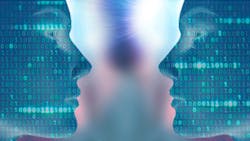 Artist's redition of digital twins Artist's redition of digital twins