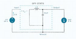 6. Buck regulator during off-time. 6. Buck regulator during off-time.