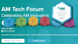 AM Tech Forum logo and awards AM Tech Forum logo and awards