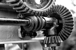 Large gears from a motion system Large gears from a motion system