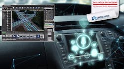 Autonomous vehicle dashboard with monoDrive screenshot
