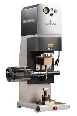 The Branson GMX-20DP Direct Press Ultrasonic Metal Welder from Emerson was developed to address the need for greater density in foil welds without damage. The Branson GMX-20DP Direct Press Ultrasonic Metal Welder from Emerson was developed to address the need for greater density in foil welds without damage.