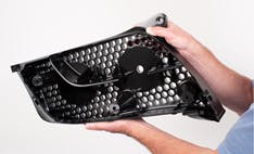 TOYOTA Gazoo Racing manufactured this automotive grill CNC fixture using 3D Systems’ new Accura AMX Rigid Black – achieving a long-lasting production part with smooth sidewalls & superior isotropic strength. TOYOTA Gazoo Racing manufactured this automotive grill CNC fixture using 3D Systems’ new Accura AMX Rigid Black – achieving a long-lasting production part with smooth sidewalls & superior isotropic strength.