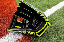 The new glove has a smoother pocket, thanks to the reduction and elimination of lace connections. This makes it easier and more predictable for players to get the ball out of the glove after a catch. The new glove has a smoother pocket, thanks to the reduction and elimination of lace connections. This makes it easier and more predictable for players to get the ball out of the glove after a catch.