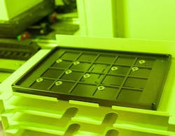 Laser-based machine vision subsystems can recognize part position and orientation, along with details on the part, to ensure repeatability and quality. Laser-based machine vision subsystems can recognize part position and orientation, along with details on the part, to ensure repeatability and quality.