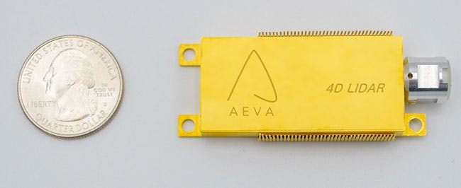 AEVA&rsquo;s 4D LiDAR technology.