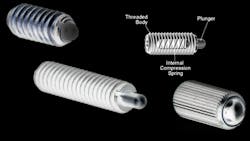 Spring-loaded plunger photo collage Spring-loaded plunger photo collage