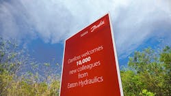 Danfoss welcome sign to Eaton Hydraulics Danfoss welcome sign to Eaton Hydraulics