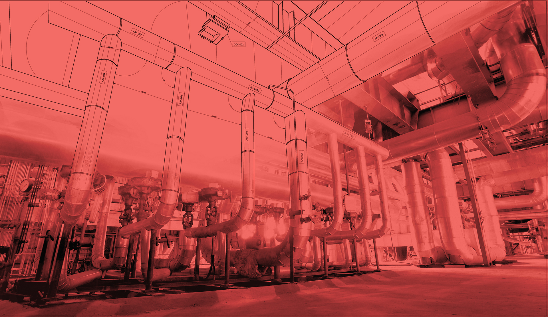 CAD design of pipelines