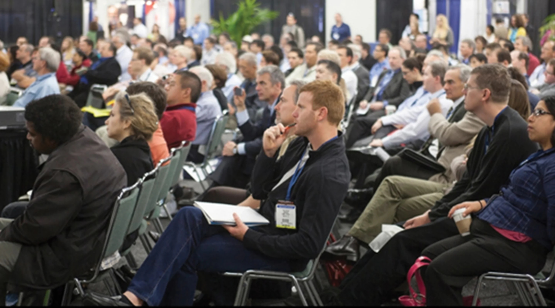 Conference crowd