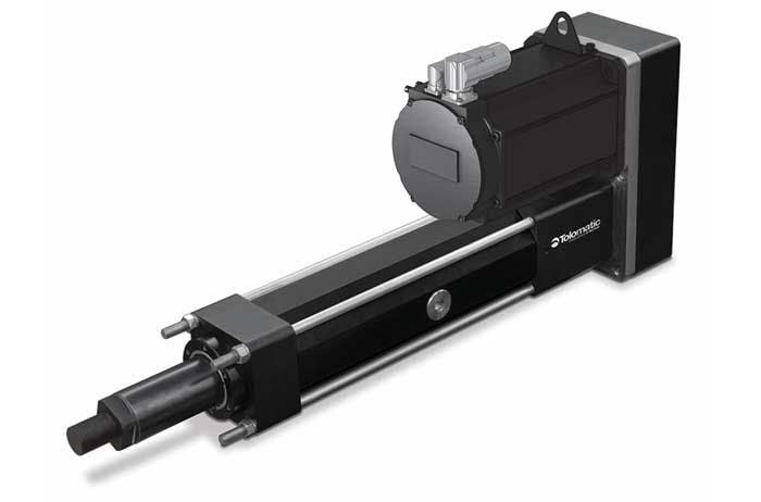 The Tolomatic IMA servo linear actuator can be specified with ball screws to generate forces of 30 kN (6,875 lbf).