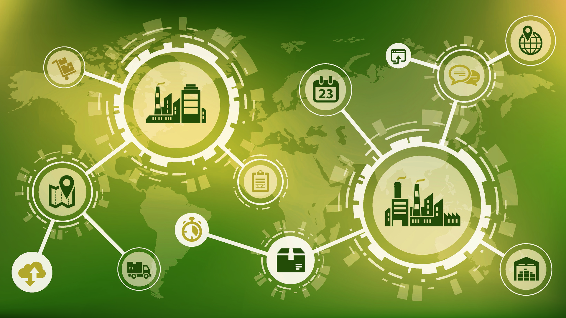 Artist's rendition of the Industrial IIoT