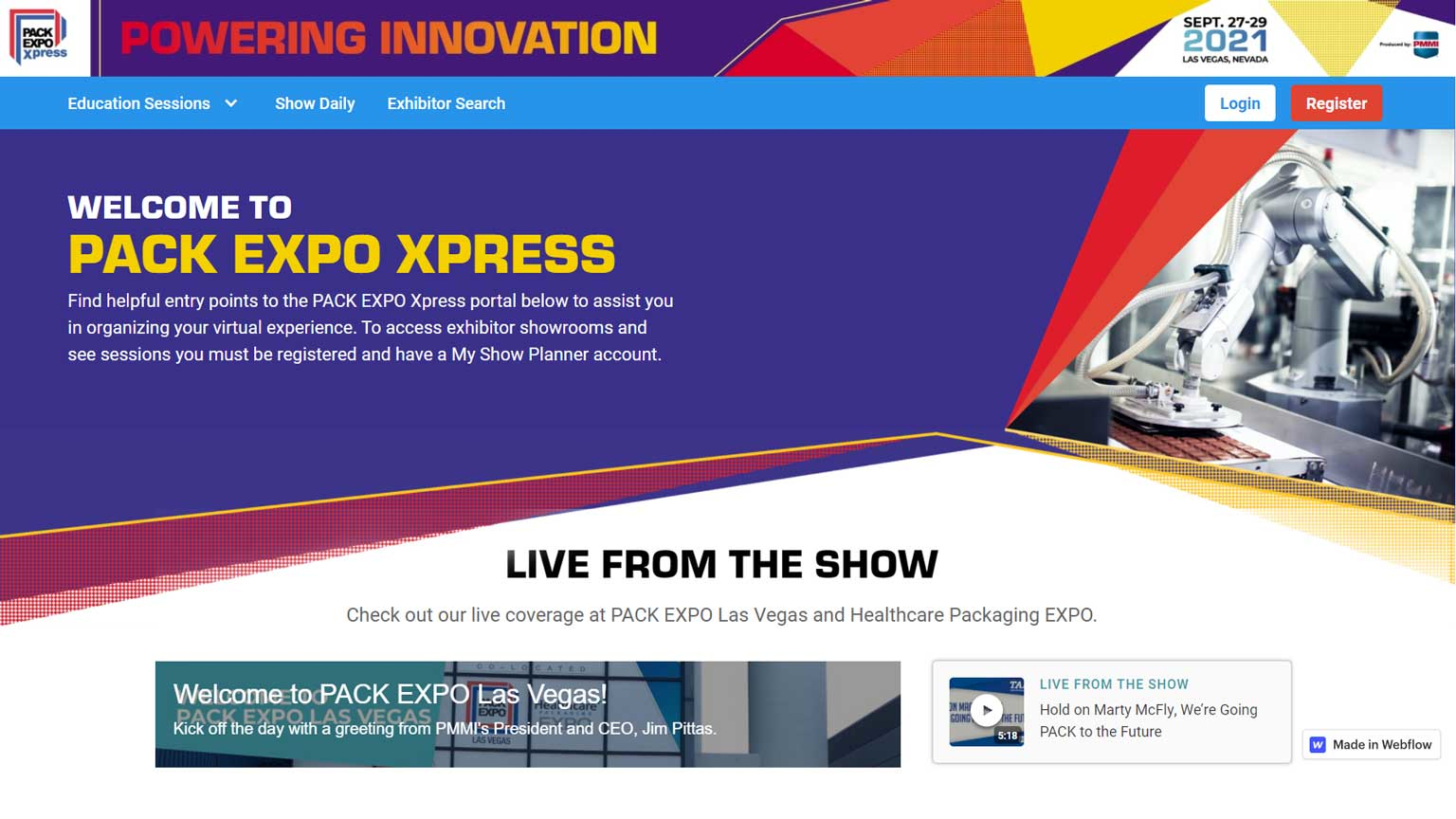 It S Pack To The Future As Pack Expo Looks Ahead Machine Design