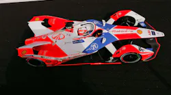 Mahindra Formula E racecar