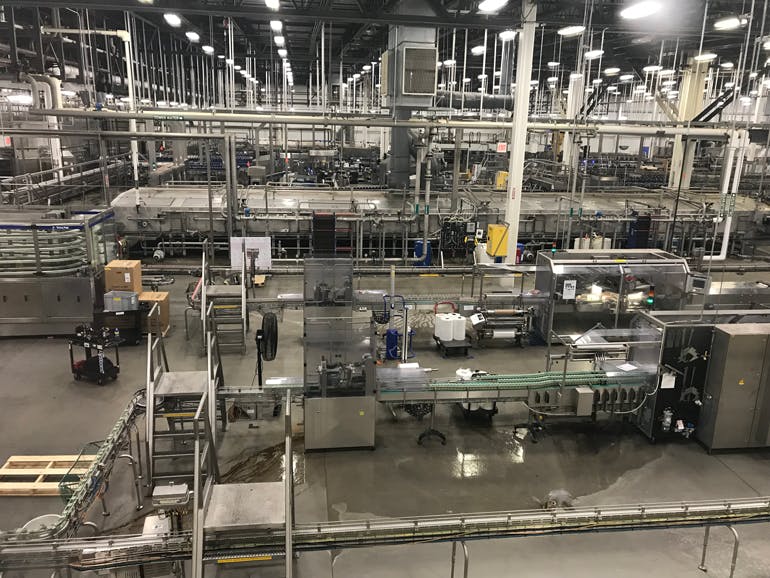 Ocean Spray&rsquo;s Lehigh Valley Beverage Facility operates 24/7 and produces 100,000 cases of cranberry beverages daily.