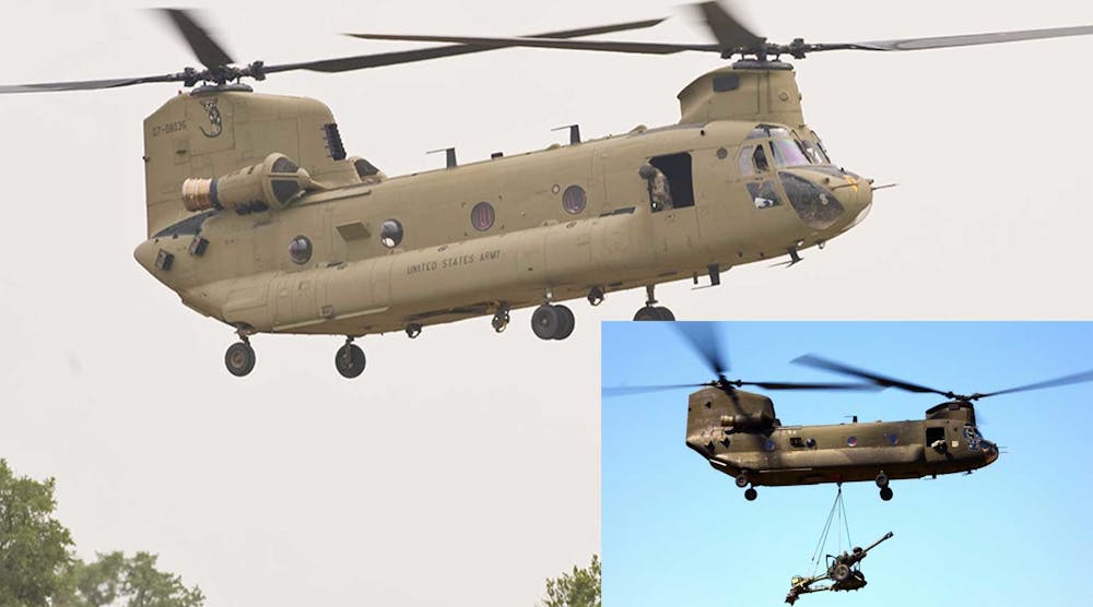 CH-47 photo collage