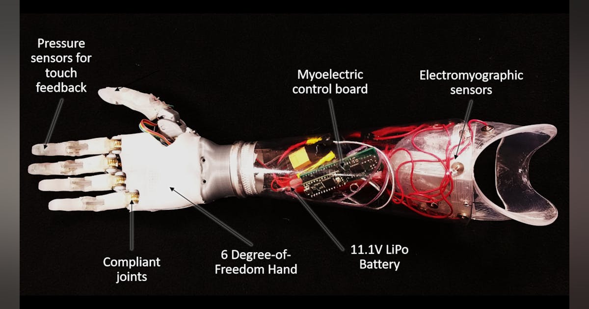 Bionic Hand Provides Strength and Haptic Feedback | Machine Design