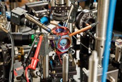A compact device designed and built at Sandia National Laboratories could become a critical component in next-generation navigation systems. A compact device designed and built at Sandia National Laboratories could become a critical component in next-generation navigation systems.