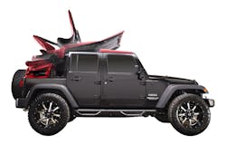 myTop makes a soft fabric cover and also uses igus components. It includes small electric motors that maneuver the top into the up and down position in just eight seconds. myTop makes a soft fabric cover and also uses igus components. It includes small electric motors that maneuver the top into the up and down position in just eight seconds.