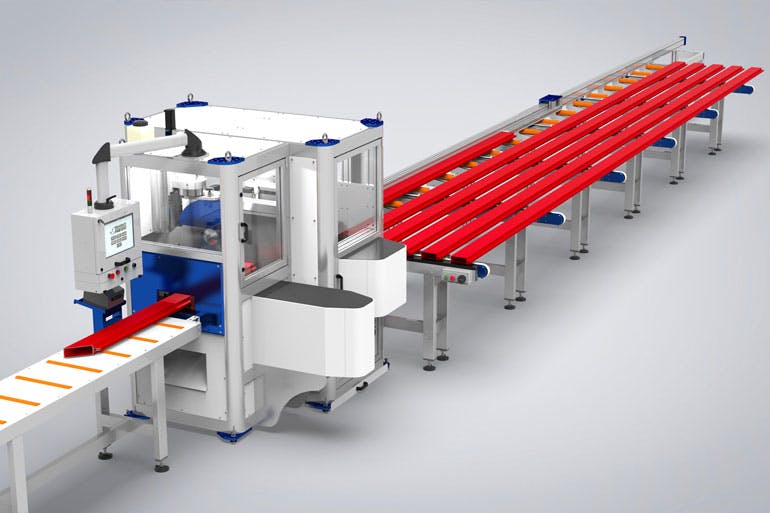 The 9-axis RhinoFab glazing machine pre-drills and cuts parts to spec, delivering the required force and pressure to drill perfectly placed holes and route intricate patterns on straight, flat parts.