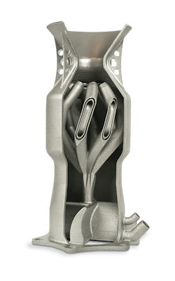 AM gives engineers unprecedented flexibility to optimize combustors for power output and fuel efficiency. AM gives engineers unprecedented flexibility to optimize combustors for power output and fuel efficiency.