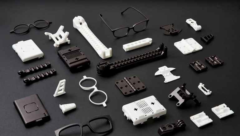 The variety of both designs and material properties have been expanded through the use of 3D printing.