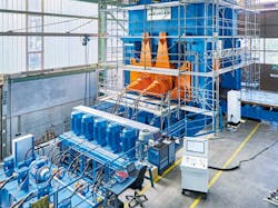 The 12-meter forming machine just before delivery. Images courtesy of Beckhoff. The 12-meter forming machine just before delivery. Images courtesy of Beckhoff.