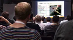 Engineer in a classroom