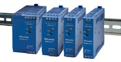 TDK-Lambda’s DRB Series offers simple, compact, cost-effective and high-reliability DIN rail power supplies optimized for energy savings, low operating costs, improved thermal performance and reduced noise in industrial automation and process control applications. The series exhibits energy saving efficiencies up to 91% and employs conservatively rated electrolytic capacitors with improved operational lifetimes extending up to 10 years. TDK-Lambda’s DRB Series offers simple, compact, cost-effective and high-reliability DIN rail power supplies optimized for energy savings, low operating costs, improved thermal performance and reduced noise in industrial automation and process control applications. The series exhibits energy saving efficiencies up to 91% and employs conservatively rated electrolytic capacitors with improved operational lifetimes extending up to 10 years.