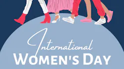 International Women's Day logo with feet