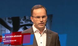 Dr. Jochen Köckler, CEO of Deutsche Messe. Dr. Jochen Köckler, CEO of Deutsche Messe.