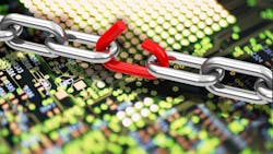 Broken link in a chain Broken link in a chain