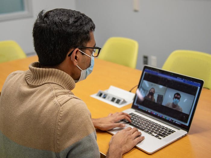 Sandeep Krishnakumar, an industrial engineering doctoral candidate, led research on how the shift to virtual learning impacted students&rsquo; education in March 2020.