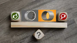 Images of metal and plastic bearings