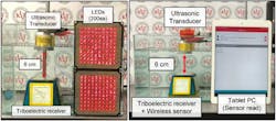 Underwater wireless acoustic energy transfer system that can simultaneously operate 200 LEDs and a wireless sensor in real time. Underwater wireless acoustic energy transfer system that can simultaneously operate 200 LEDs and a wireless sensor in real time.