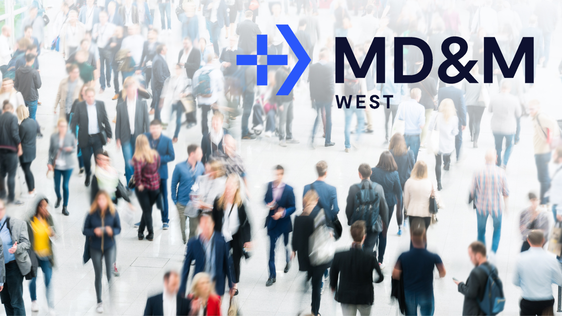 Trade show floor with MD&M West image