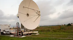 Microwave dish transmitter