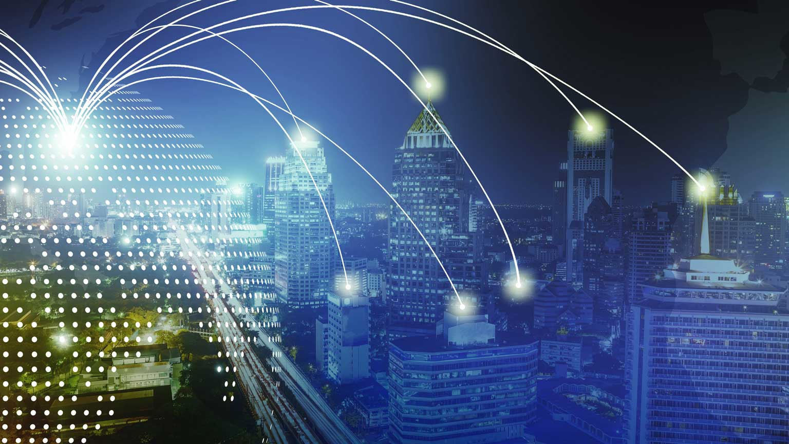 Wirelessly connected city