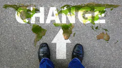 Sidewalk Feturing The Word 'change