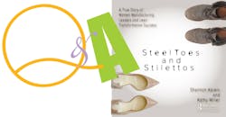 Q&A logo with Steel Toes and Stilettos cover Q&A logo with Steel Toes and Stilettos cover