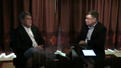 Michael Knight (left) chats with Bob Vavra. Michael Knight (left) chats with Bob Vavra.