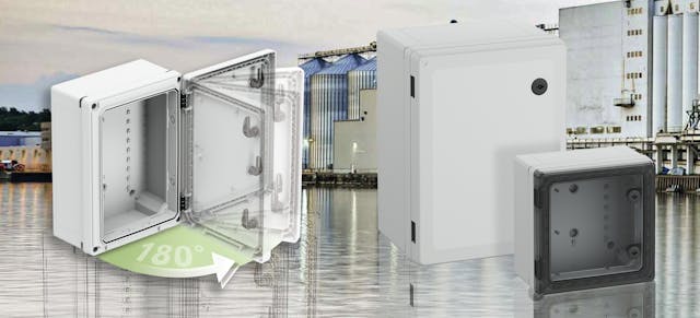 FIGURE 2: The cabinet design allows workers to open and close the enclosure without having to remove doors. Source: Altech