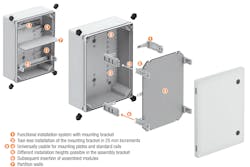 FIGURE 4: The cabinet enclosures feature a drain protection system along with two different depths, multiple mounting options, modular component mounting system, optional drain knockout and more. Source: Altech FIGURE 4: The cabinet enclosures feature a drain protection system along with two different depths, multiple mounting options, modular component mounting system, optional drain knockout and more. Source: Altech