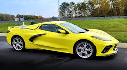This Chevrolet Corvette is one of the GM vehicles undergoing high-performance testing, so it is outfitted with Cisco’s Wireless Backhaul technology. This Chevrolet Corvette is one of the GM vehicles undergoing high-performance testing, so it is outfitted with Cisco’s Wireless Backhaul technology.