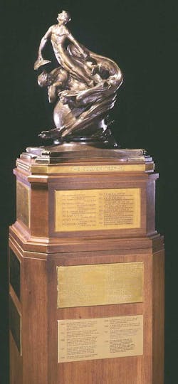 The Robert J. Collier Trophy has been award annually by the U.S. National Aeronautic Association for the past 110 years to those who have made “the greatest achievement in aeronautics or astronautics in America, with respect to improving the performance, efficiency, and safety of air or space vehicles, the value of which has been thoroughly demonstrated by actual use during the preceding year.” It was first given to Glenn H. Curtiss in 1911 for his development of the hydro-airplane. In 2020, it was awarded to Garmin for designing, developing, and fielding Autoland, the first certified autonomous subsystem that activates during emergencies to safely control and land an aircraft without human intervention. The Robert J. Collier Trophy has been award annually by the U.S. National Aeronautic Association for the past 110 years to those who have made “the greatest achievement in aeronautics or astronautics in America, with respect to improving the performance, efficiency, and safety of air or space vehicles, the value of which has been thoroughly demonstrated by actual use during the preceding year.” It was first given to Glenn H. Curtiss in 1911 for his development of the hydro-airplane. In 2020, it was awarded to Garmin for designing, developing, and fielding Autoland, the first certified autonomous subsystem that activates during emergencies to safely control and land an aircraft without human intervention.